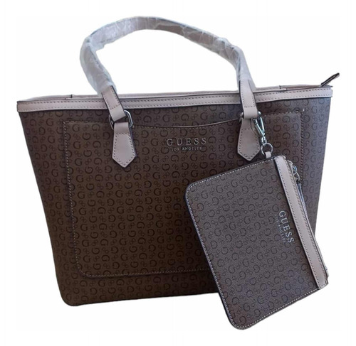 Bolsa Tote Guess Original Style Sv902925 Med:41x28x13cm Café