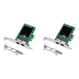 2 Tarjetas De Red Pcie X1 82575eb Para Servidores Gigabit Pc