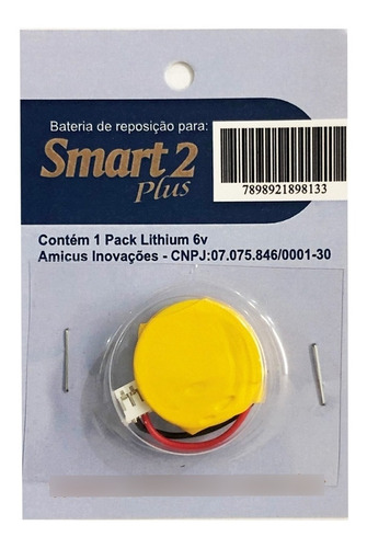 Bateria De Reposição Coleira Antilatido Smart 2 - Amicus