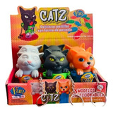 Llaveros Gatitos Catz Fun X6 U + Exhibidor - Delipop