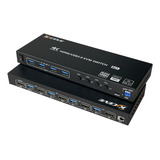 Conmutador 3.0hdmi Kc-kvm401a 2/4 Kvm Computers Usb 2