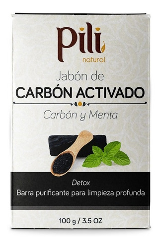 Jabón De Carbón 100g Pili - g a $76