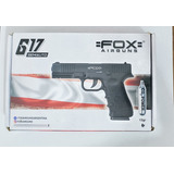 Pistola Co2 Fox Glock 17 Blowback Metalica + Kit Completo
