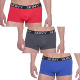 Paquete De Boxer Skiny 3 Piezas Mod. 71254 Surtido 