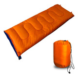 Bolsa De Dormir Ideal Campamento Muy Liviana Chicos Adultos Color Naranja