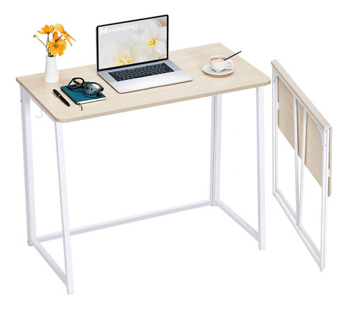 Wohomo Folding Desk, Small Foldable Desk 39.4  For Small Spa