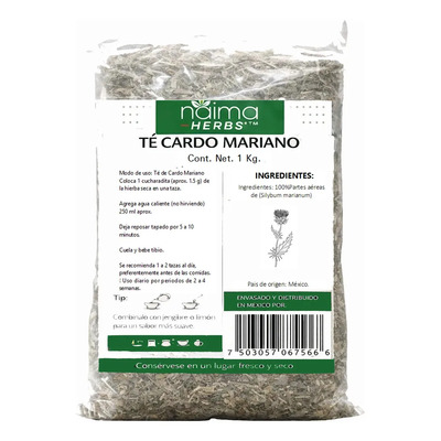 Té Cardo Mariano 1 Kg | 100% Natural | Meses sin interés