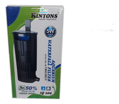 Filtro Interno Cascata Kintons Iq-209 600 L/h Para Aquários 