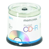 Memorex 210 mb 24 x 24 minuto Bolsillo Cd-r Mini-discs 50-pa