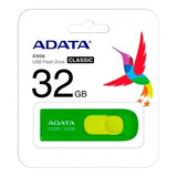 Memoria Usb Adata Classic C008 32gb 2.0 Verde