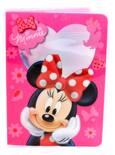 Porta Pasaporte - Minnie Mouse Rosa - Disney - Para Viajar