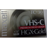 Cassette Vhs-c Filmadora Tc-30 Vhsc - Caballito