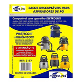 6 Sacos Aspirador Pó Electrolux Flex1400 Awd01 Aqp20 Gt3000