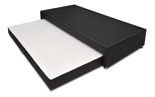 Base Cama Tarima 100cm Sencilla Negra