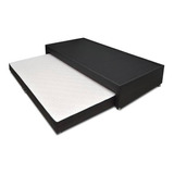 Base Cama Tarima 100cm Sencilla Negra