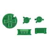 Botones Color Verde Solido Para Game Boy Color (gbc)