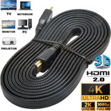 Cabo Hdmi 5 Metros 4k Full Hd 3d 2.0 Smart Tv Box Notebook