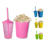 Kit Festa Cineminha 43 Baldinhos 1 Lt+ Copos Twister 400 Ml