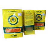 Yerba Mate Canarias Tradicional Uruguay 1kg X 3 Unidades