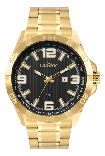 Relógio Condor Masculino Civic Dourado