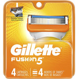 Gillette Fusion5 - Cuchillas De Afeitar Para Hombre, 4 Hojas