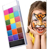 Pintura Corporal Pinta Carita Para Cosplay Fiesta, 20 Colore