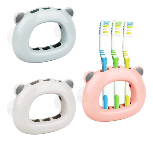 Porta Cepillo De Dientes Osito Oso Baño Niños Infantil