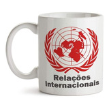 Caneca Xícara Presente Curso Relações Internacionais Curso 