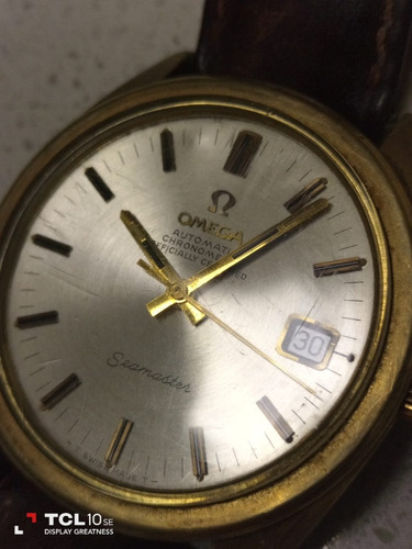 Reloj Pulsera Omega Seamaster Automatic De Oro