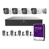  Kit Uniview Ip 16ch 4 Camaras Hd Disco 1tb Oferta 4 Fuentes