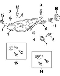 Faro Derecho Original Toyota Celica 2000-2005 Foto 8