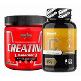 Creatina 300g Integralmedica + Vitamina C 120 Caps Growth