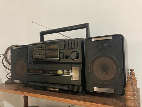 Rádio Aiwa Antigo Com Controle Remoto