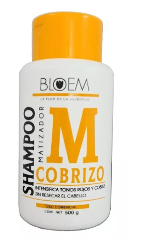 Shampoo Matizador Cobrizo Para Cabello Bloem 500 G