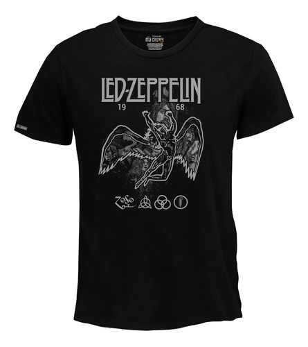 Camiseta Premium Hombre Led Zeppelin Rock Metal Bpr2