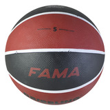 Pelota De Basket Dribbling Fama 22 Nro 5 Negro/bordó
