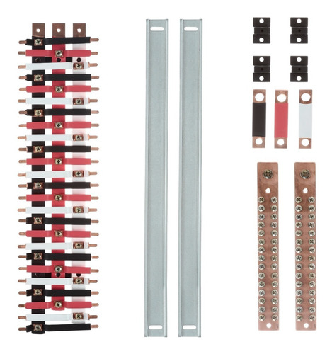 Kit Barramento Isolado Trifásico 150a P/50 Circuitos
