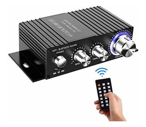 Amplificador Estéreo Mini Bluetooth - 100w Usb/aux, Control
