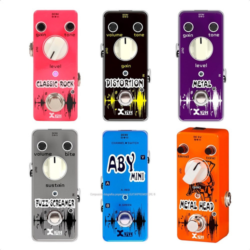 Pedal Efecto Metal Fuzz Delay Overdrive Chorus Compresor Pro