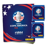 Album + Figuritas Copa America Usa2024 X20 Sobres Panini.rey