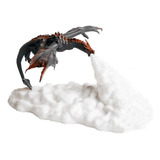 Lámpara Dragón De Fuego 3d Usb Recargable, Decoración Hogar,