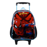 Mochila De Rodinhas Escolar Homem Aranha X2 16  - Xeryus