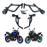 Crash Bar Original Acero Moto Yamaha Mt07 Sliders Defensa Ne