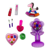 Kit Com 3 Estojos De Maquiagem Infantil Discoteen