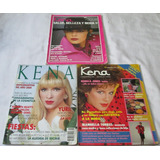 Lote De 3 Revistas Kena. Rebecca Jones, Yuri, Belleza