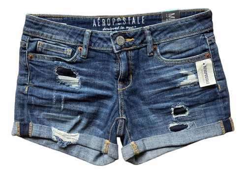 Short Jean Aeropostale Nena Adolescente Talle 22