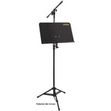 Estante Partitura Com Pedestal + Porta Palheta Torelli