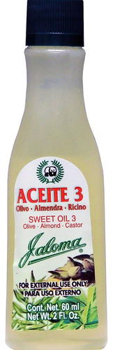 Aceite Dulce 3 Por Jaloma | Tratamiento Del Cabello Y Aceite