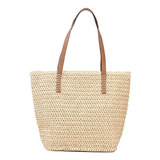 Bolso De Playa De Paja Grande Kehpish Para Mujer, Bolso De M