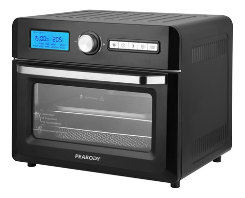 Horno Multifunción Digital 15l 1550w Ahumador 230°c Peabody 